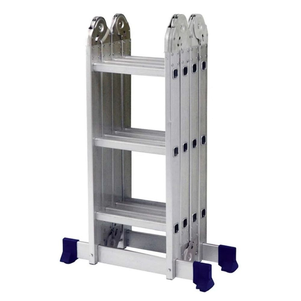 Escada Multifuncional 4x3 Alumínio 12 Degraus MOR