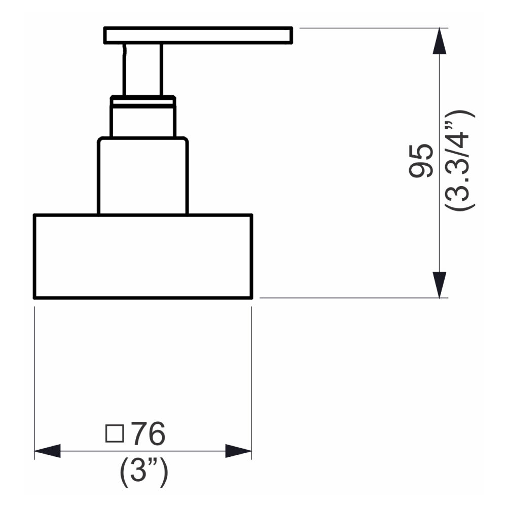 Acabamento Registro Base Docol 1.1/4" e 1.1/2" (Grande) Ocean Perflex