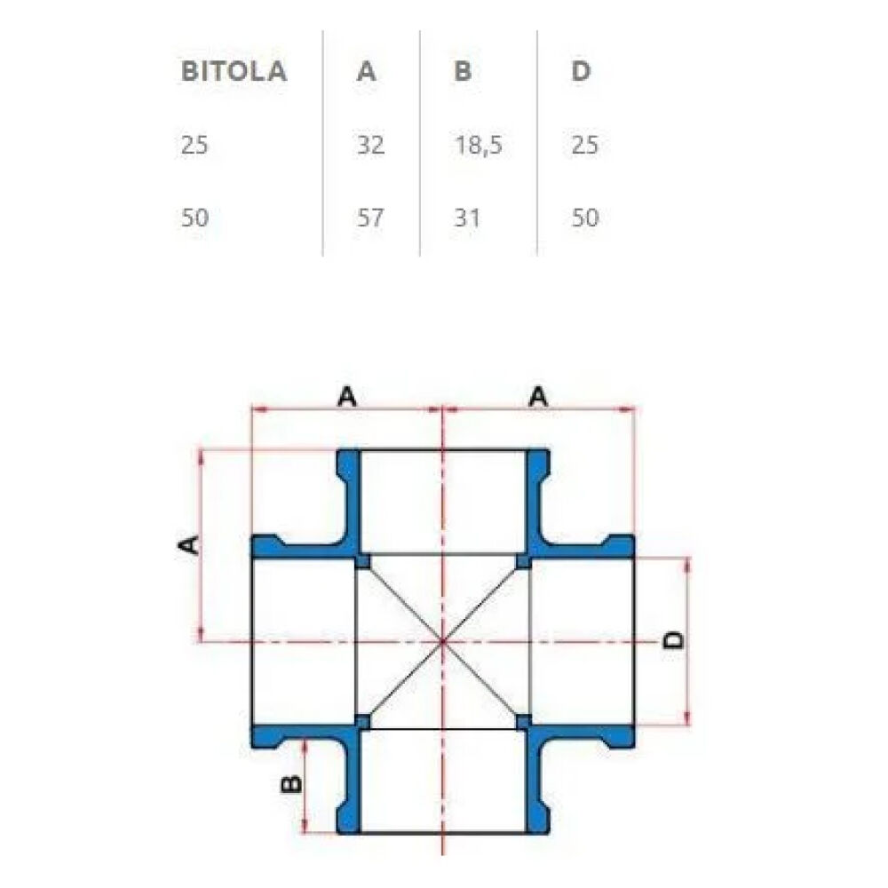 Cruzeta PVC Marrom Soldável 3/4" 25mm Tigre