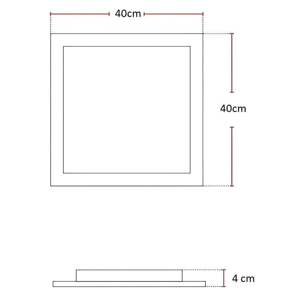 Painel Led de Embutir POP 30W 6500K Branco Avant