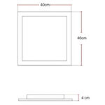 Painel Led de Embutir POP 30W 6500K Branco Avant