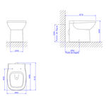 Vaso Sanitário Convencional Flex Branca Deca