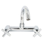 Torneira Misturador de Parede para Cozinha Ametista 1/2" Cromado Addra