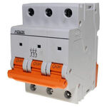 Mini Disjuntor Tripolar 2A Curva C Metaltex