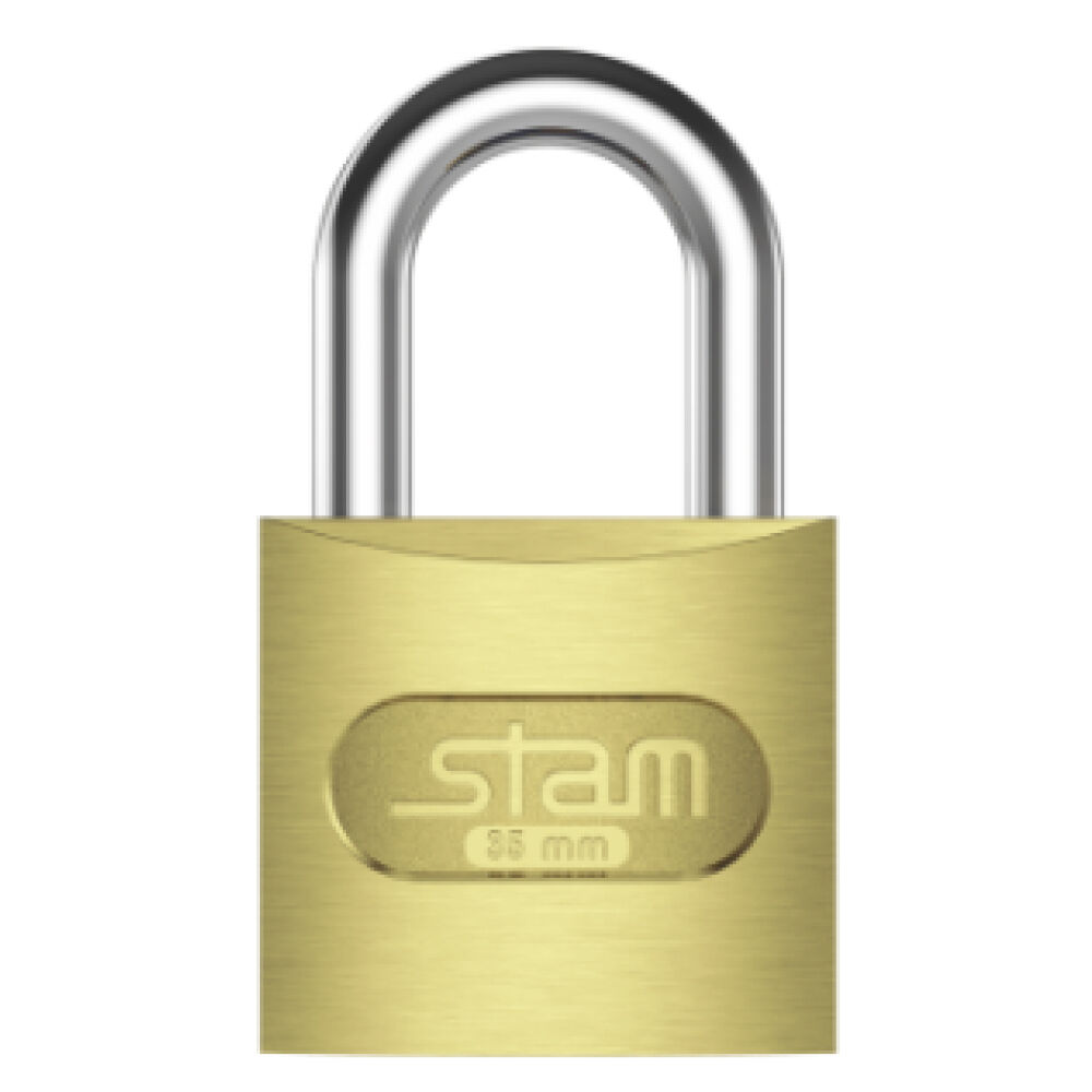Cadeado Latonado Zamac E-Coat Stam