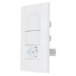 2 Interruptores Simples e Tomada 2P+T 10A/250V Modulare 1441 Fame