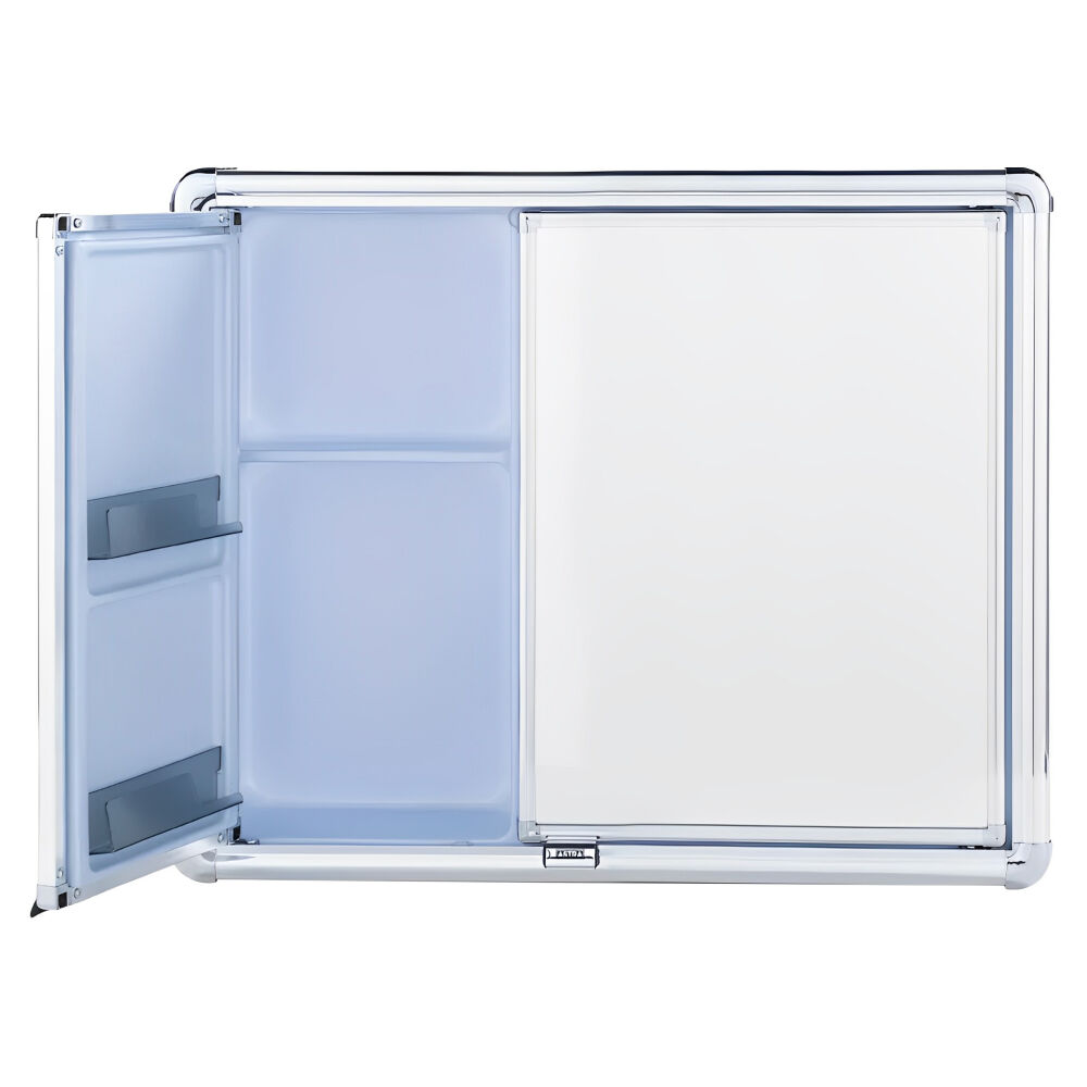 Armário Alumínio de Sobrepor LBP16/S 54 x 45cm Prata Brilhante Astra