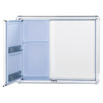 Armário Alumínio de Sobrepor LBP16/S 54 x 45cm Prata Brilhante Astra