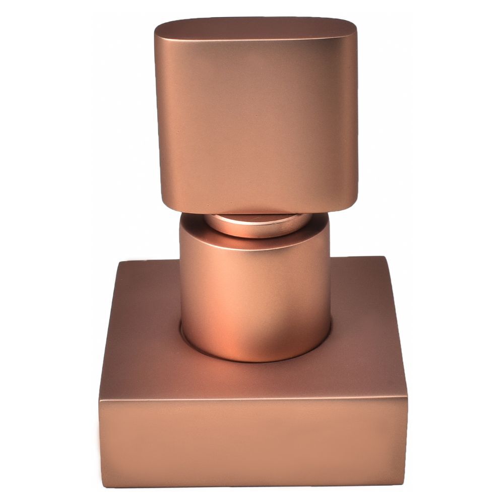Acabamento Registro Base Deca 1/2" e 3/4" e 1" (Pequeno) Rosé Fosco Color Dom Perflex