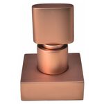 Acabamento Registro Base Deca 1/2" e 3/4" e 1" (Pequeno) Rosé Fosco Color Dom Perflex