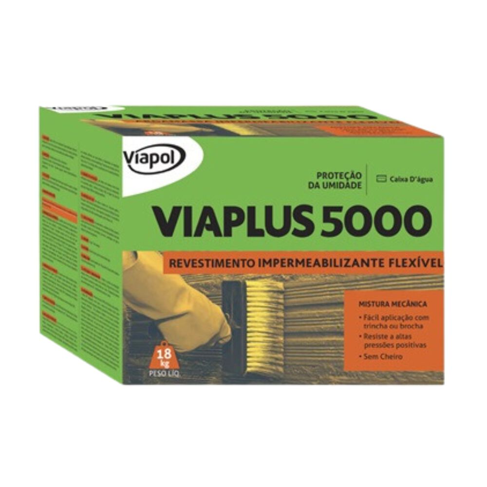 Revestimento Impermeabilizante Viaplus 5000 18Kg Viapol