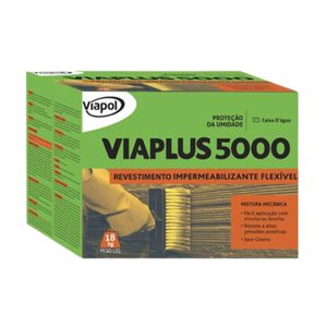 Revestimento Impermeabilizante Viaplus 5000 18Kg Viapol Revestimento Impermeabilizante Viaplus 5000 18Kg Viapol