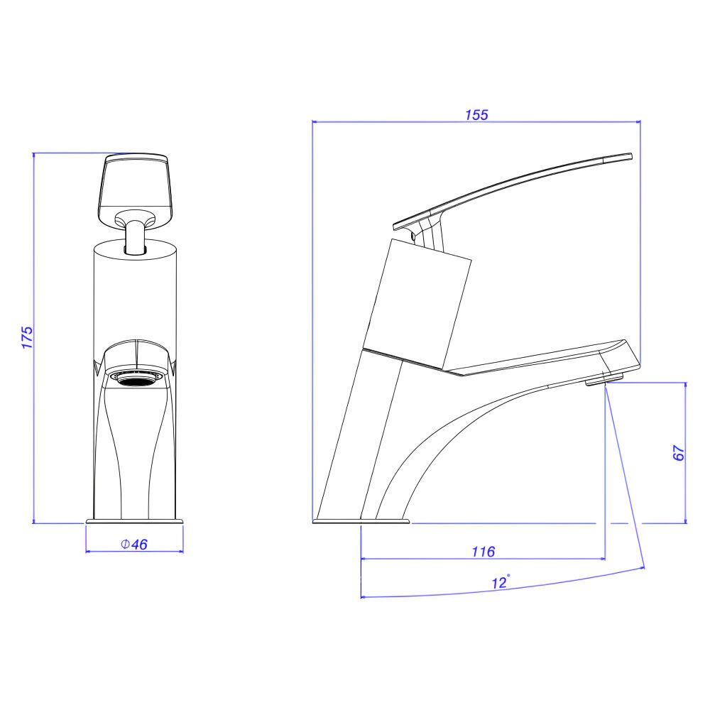 Torneira de Mesa para Lavatório Decamatic Eco Conforto Cromado Deca