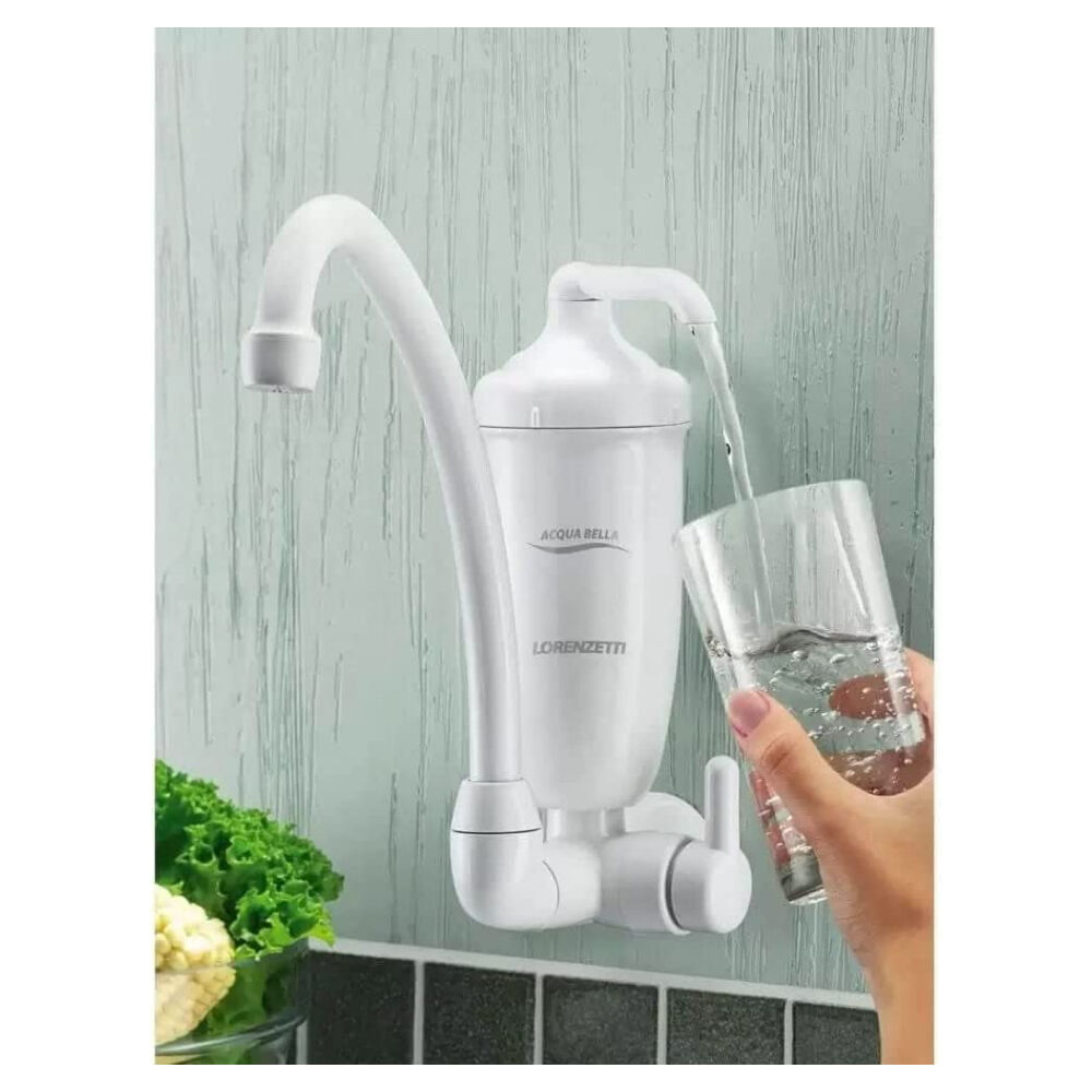 Purificador de Água com Torneira de Parede Acqua Bella Branco Lorenzetti