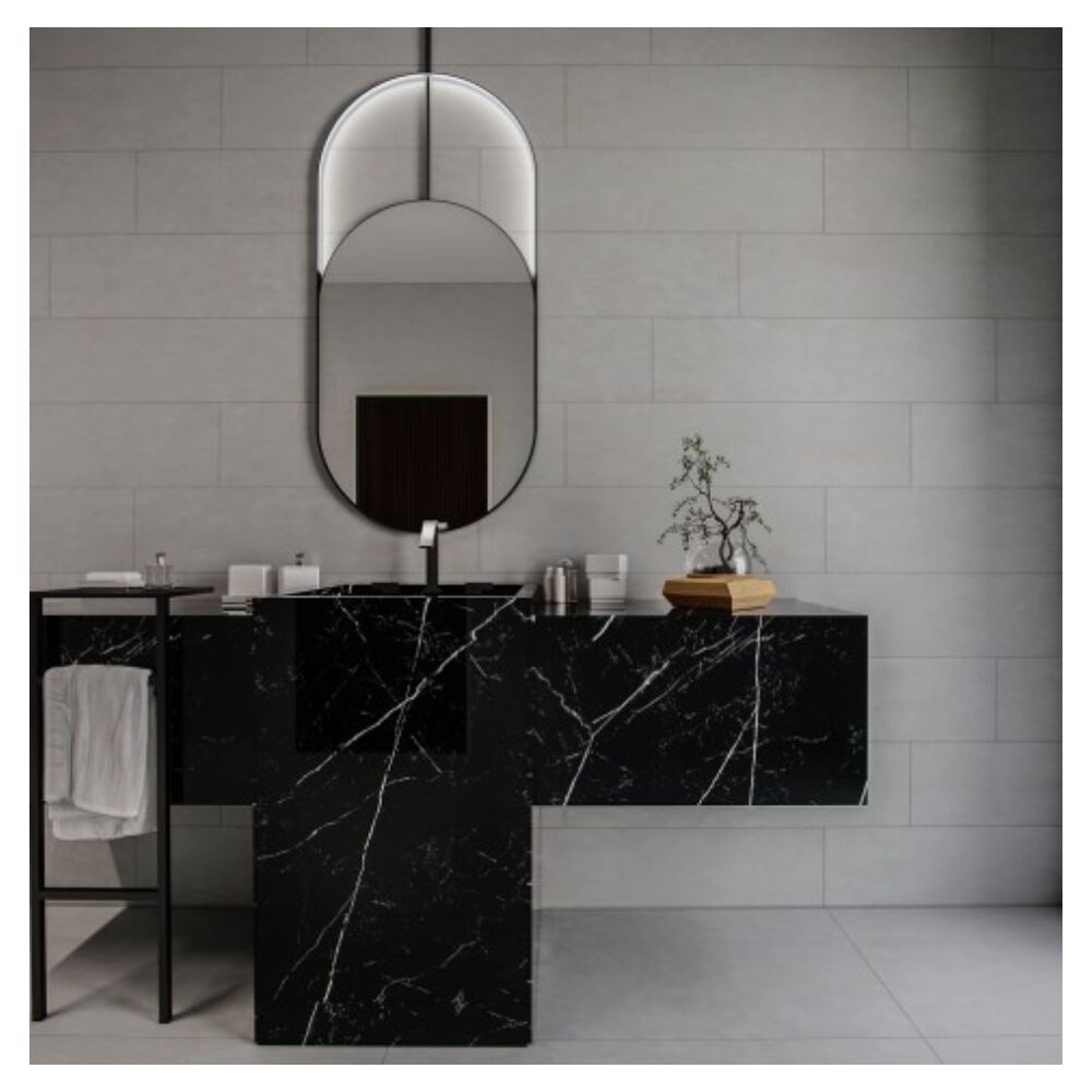 Porcelanato Cimentício Acetinado Borda Retificada 60x60cm Cemento Grigio Biancogres (Caixa com 2,40m²)