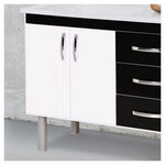 Gabinete Cozinha Tóquio 116,2cm Preto/Branco A.J. Rorato