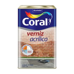 Verniz Acrílico 18L Incolor Coral Verniz Acrílico 18L Incolor Coral