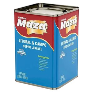 Tinta Acr&iacute;lica Emborrachada Litoral & Campo 18L Maza