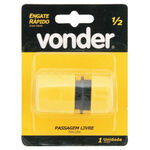 Engate Rápido para Mangueira 1/2" Passagem Livre Vonder