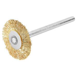 Escova Circular com Haste para Microrret&iacute;fica em Lat&atilde;o 20mm Vonder