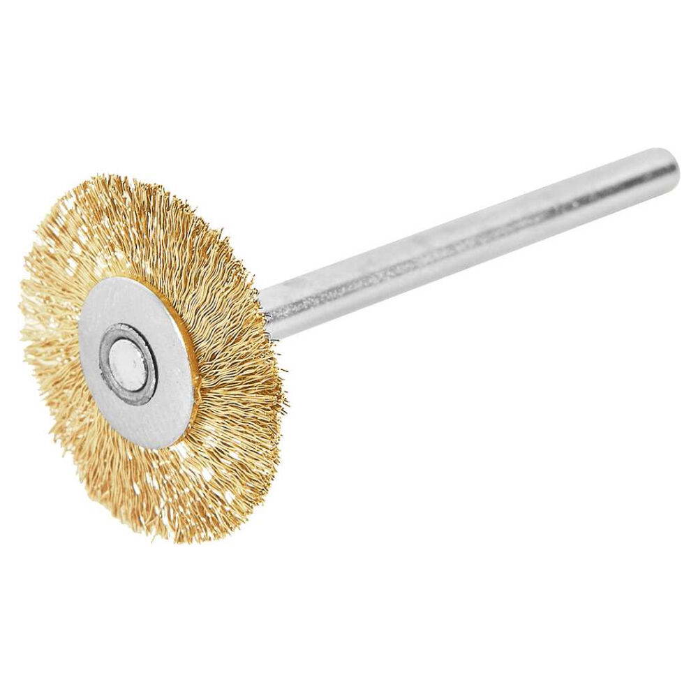 Escova Circular com Haste para Microrretífica em Latão 20mm Vonder