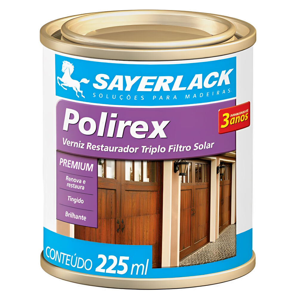 Verniz Restaurador Polirex Mogno 225ml Sayerlack