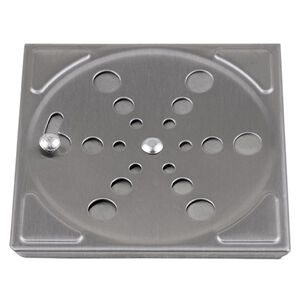Grelha Rotativo Quadrada Aço Inox 430 10x10cm 19110 Leão Grelha Rotativo Quadrada Aço Inox 430 10x10cm 19110 Leão