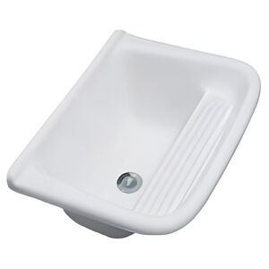 Tanque Simples 34L Mármore Sintético Branco Decoralita Tanque Simples 34L Mármore Sintético Branco Decoralita