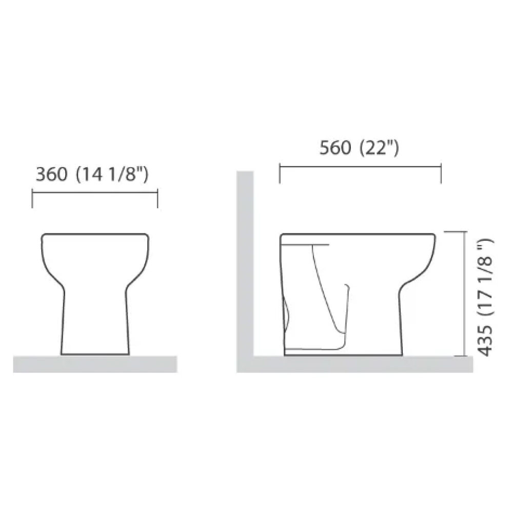 Vaso Sanit&aacute;rio Convencional para Caixa Acoplada Luna Speciale Branca Icasa