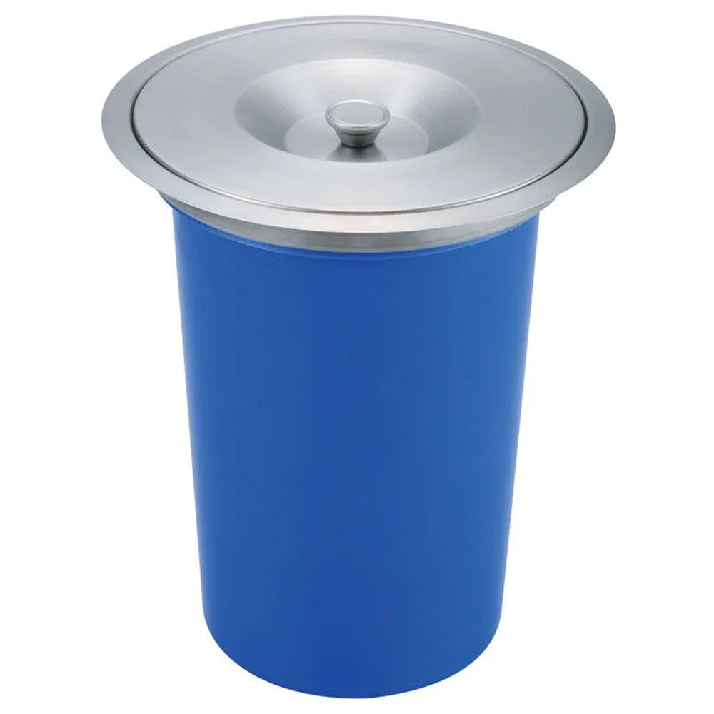Lixeira de Embutir para Bacada 8L Inox Addra