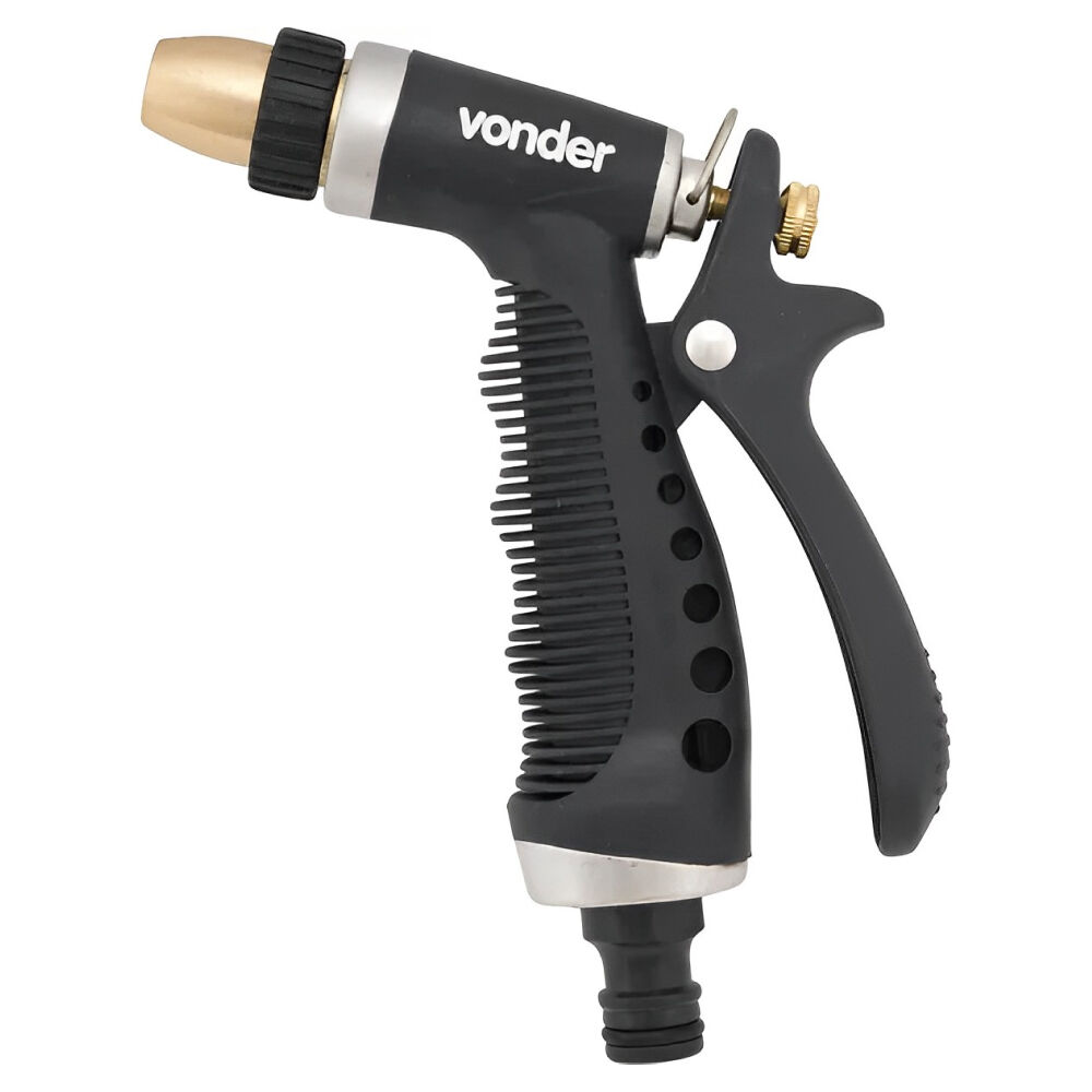 Esguicho Metálico para Jardim Tipo Pistola Vonder