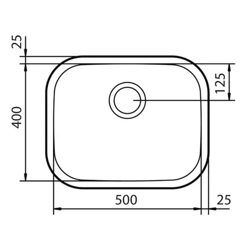 Cuba de Embutir e Sobrepor Aria Maxi 50 x 40cm Tramontina