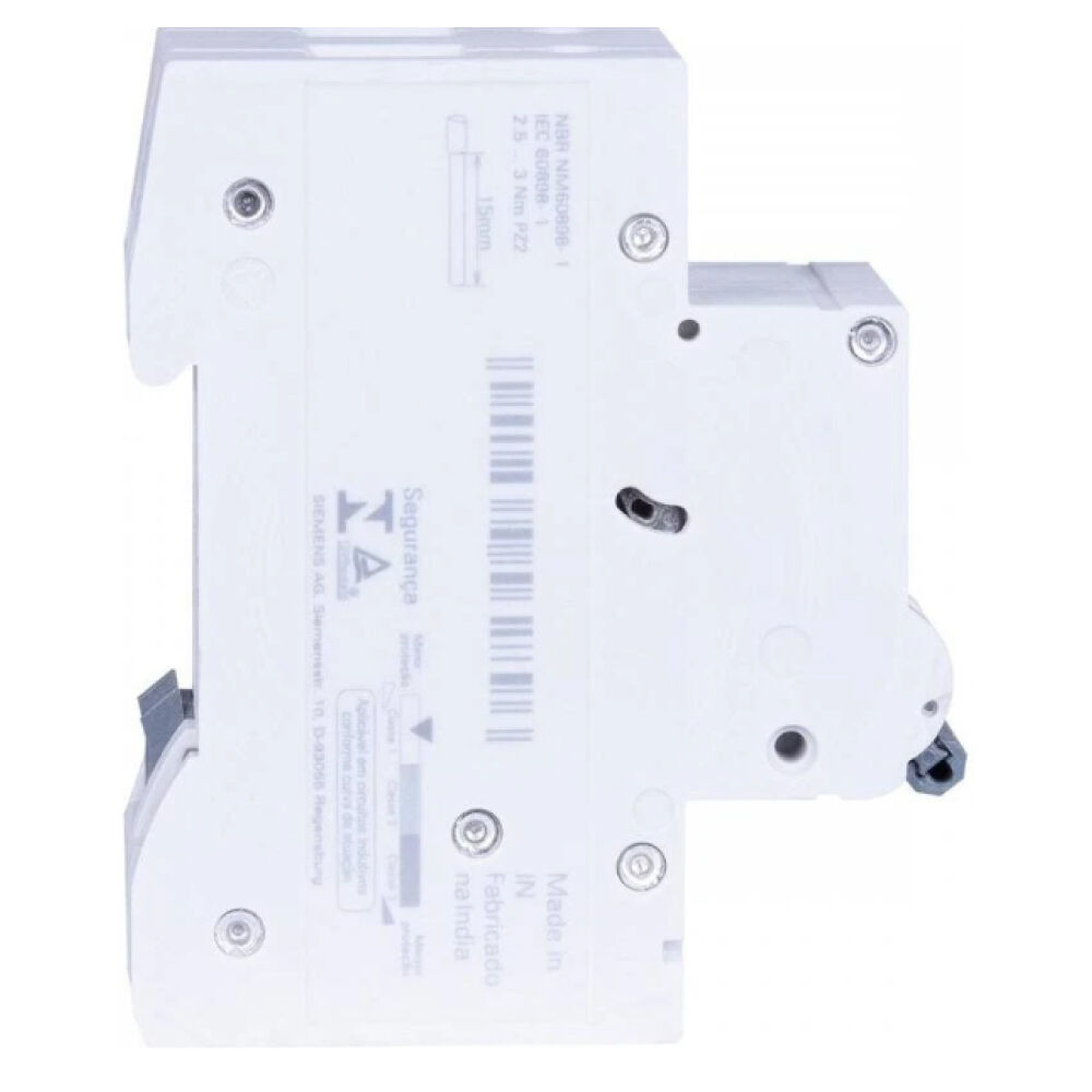 Mini Disjuntor Bipolar Curva C 5ka 110/220vca Siemens