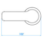 Acionamento Monocomando de Mesa para Cozinha Flat You Cromado Deca