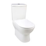 Kit Vaso Sanitário com Caixa Acoplada 3/6L Assento Sanitário e Itens de Instalação New Monaco Branco Addra