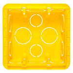 Caixa de Luz PVC de Embutir Pial para Alvenaria 4x4 Amarelo Legrand