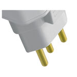 Adaptador para Tomada Bipolar 2P+T 10A/250V Fame