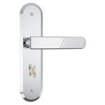 Fechadura Stam 1801/21 Banheiro Acabamento Cromado - Espelho de Aço Inox 11350