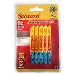 Lâmina de Serra Tico Tico Bimetal para Metal 50mm BU224 5 Peças Starrett