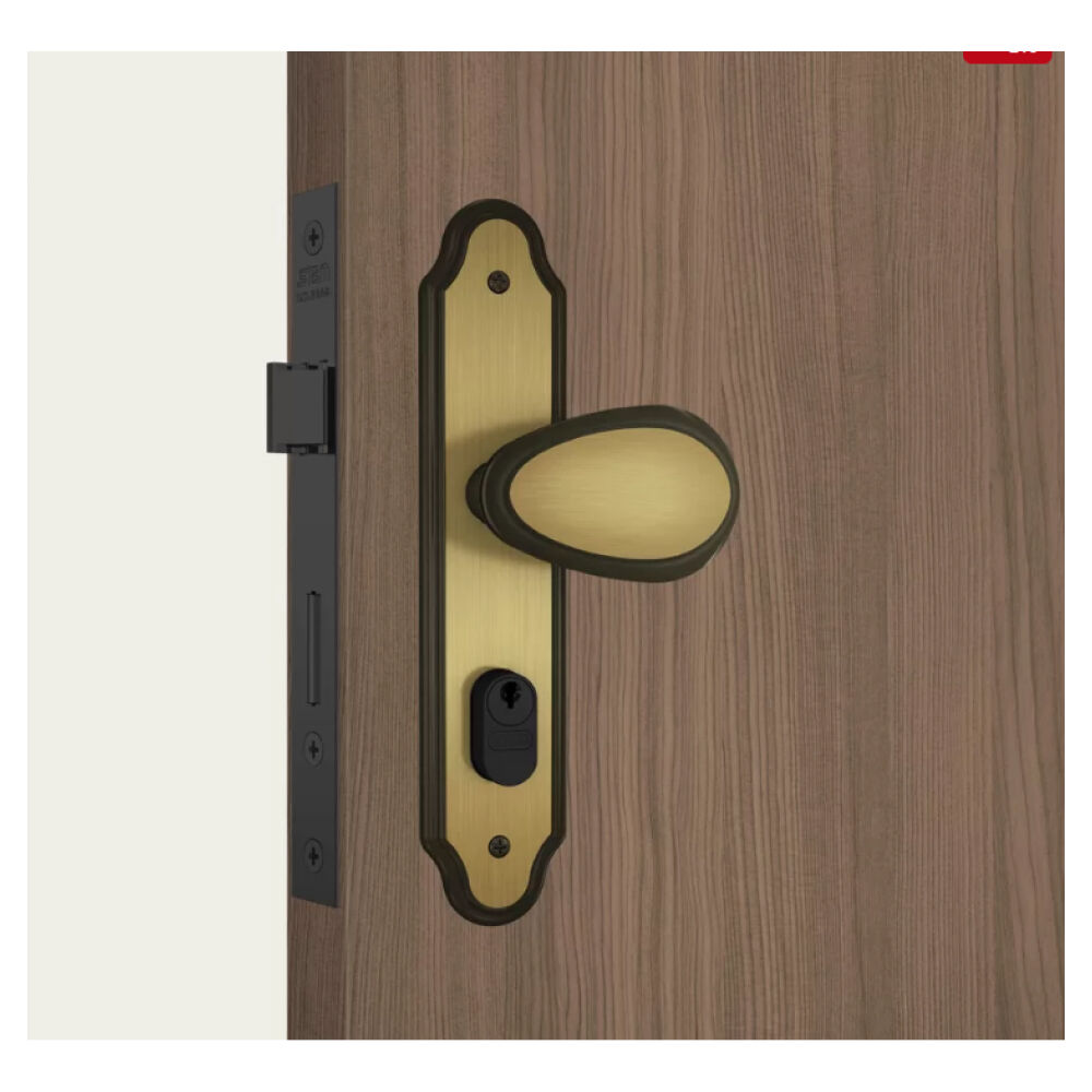 Fechadura Externa com Maçaneta Taco de Golf 803/10 Espelho Oxidado Stam