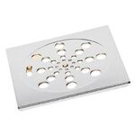 Grelha Quadrada com Caixilho 15cm Perflex