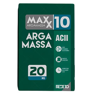 Argamassa ACII Interna e Externa Flexivel 20kg Cinza Maxx10 Argamassa ACII Interna e Externa Flexivel 20kg Cinza Maxx10
