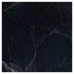 Porcelanato Acetinado Supreme Black 76004 76x76cm Retificado Dora  (Caixa com 1,73m²)