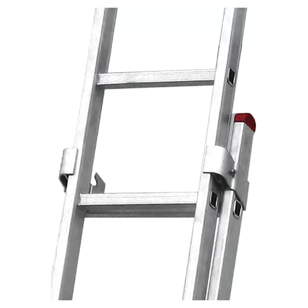 Escada Extensiva 2x8 em Alum&iacute;nio 16 Degraus Botafogo