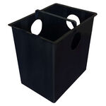 Caixa de Gordura Sifonada 52x29x48cm 50L Preta Mallton