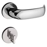 Fechadura para Banheiro de Aço Zamac Contemporanea 55mm Cromada Pado
