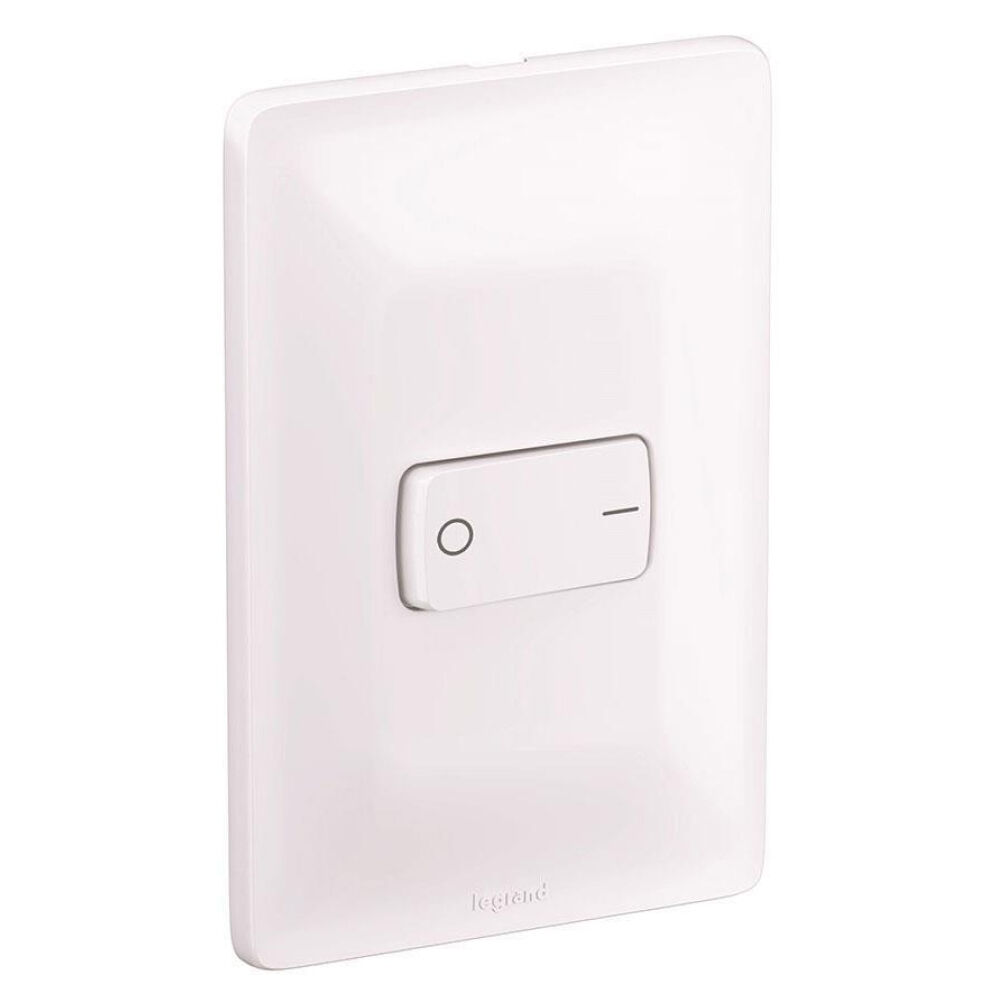 Interruptor Simples Bipolar Completo Zeffia 10A/250V Branco Legrand