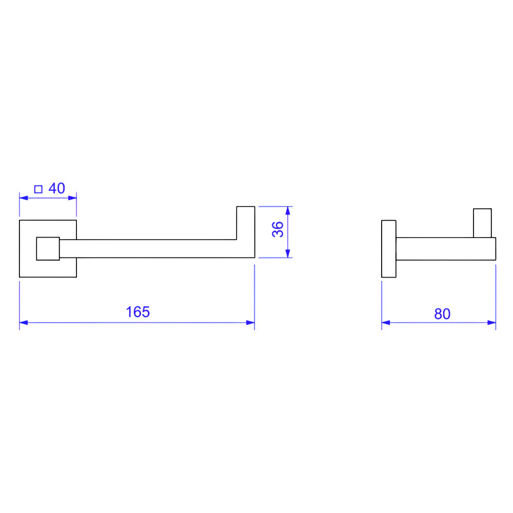 Papeleira Quadratta Cromado Deca