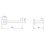 Papeleira Quadratta Cromado Deca