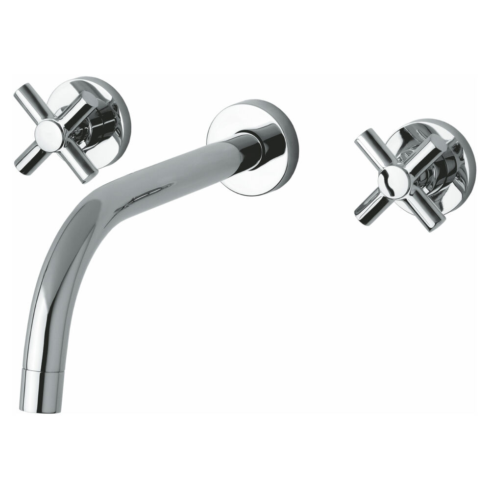 Torneira Misturador de Parede para Banheiro Slim Cross Perflex